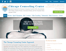 Tablet Screenshot of chicagocounselingcenter.com